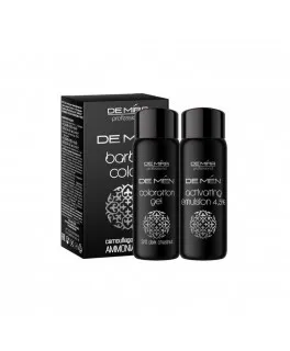 Sistem de camuflaj pentru păr și barbă gri fără amoniac, ACME DeMira Barber Color, 5/0 - Maro deschis, 60 ml / 60 ml