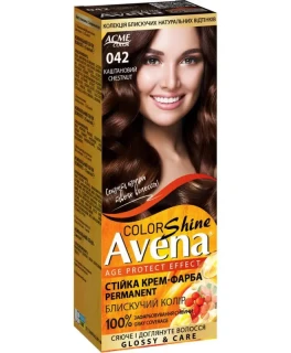 Vopsea crema permanenta pentru par Acme Color Avena Shine Color 042, 135 ml