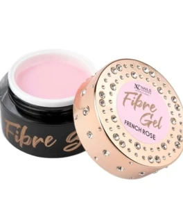 Gel UV/Led cu fibra de sticla Fibre Gel French Rose Nails Company, 50 g