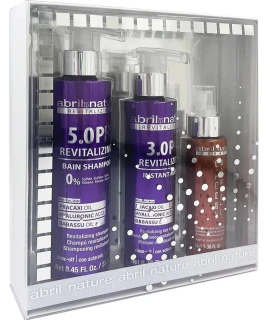 Set ingrijire si revitalizare pentru par uscat Revitalizing PH Abril et Nature (Sampon 250 ml, Masca 200 ml, Crema 100 ml)