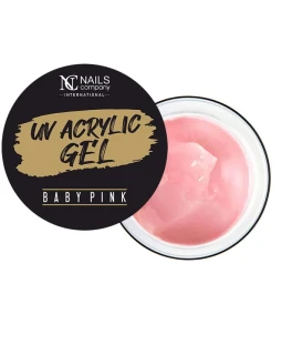 Acrigel UV Acrylic Gel Baby Pink Nails Company, 15 g