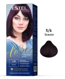 Перманентная крем-краска для волос ESTEL Love, 5/6 - Божоле, 100 мл