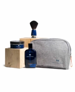 Set pentru barbierit Graham Hill (Tonic pentru fata 100ml, Sapun pentru barbarit 85g, Perie pentru barbarit)