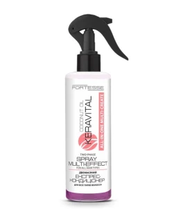 Spray bafazic multifunctional pentru toate tipurile pentru par cu ulei de cocos si si filtru UV ACME Fortesse KeraVital Multi-Сreate, 200 ml
