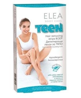 Benzi de ceara pentru corp hipoalergice Elea Teen SOLVEX, 16 buc