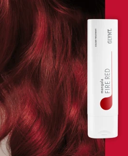 Masca nuantatoare pentru par rosu Fire Red Mangala, 200 ml