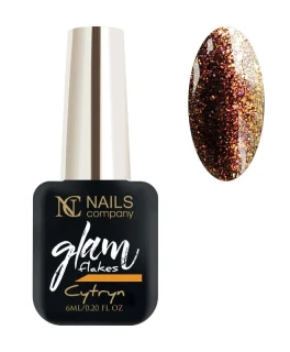Oja semipermanenta Glam Flakes Cytryn Nails Company, 6 ml