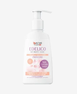 Gel pentru igiena intima pentru piele sensibila ACME Edelico Intimate Care DELICATE, 300 ml