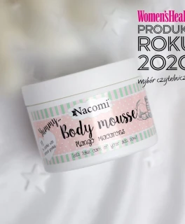 Mus crema anticelulitic pentru corp Mango-Macarons Nacomi, 180 ml