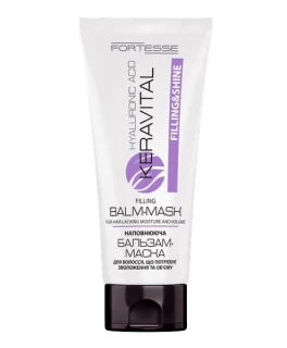 Balsam pentru volumul parului cu acid hialuronic ACME Fortesse KeraVital Filling&Shine, 200 ml