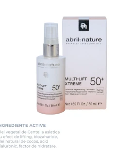 Crema regeneranta si antirid Multi Lift Xtreme 50+ Abril et Nature, 50 ml