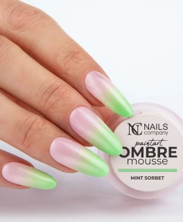 Gel pentru ombre si nail art Paintart Ombre Mousse Nails Company, Mint Sorbet, 2.5 g