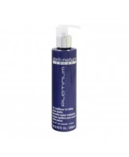Conditioner anti yellow pentru nuante reci de blond si par grizonat Platinum Abril et  Nature, 200 ml