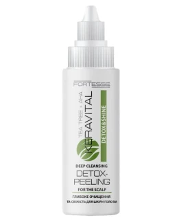 Detox-pilling cu arbore de ceai si acizi AHA pentru scalp, ACME Fortesse KeraVital Detox&Shine, 90 ml