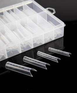 Верхние формы для наращивания ногтей Dual Form Square Down Nails Company, 120 шт