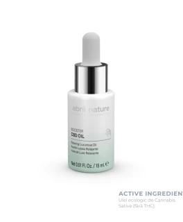 Ser Booster calmant si detox cu Ulei CBD pentru ten uscat sensibil Abril et Nature, 15 ml