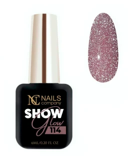 Oja semipermanenta reflectorizant Glow Show 114 Gelique Nails Company, 6 ml
