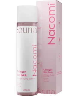 Esenta cu colagen marin pentru fermitatea tenului matur Collagen Skin Drink Plump Bounce Nacomi, 200 ml
