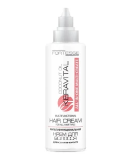 Crema multifunctionala pentru toate tipurile pentru par cu ulei de cocos si filtru UV ACME Fortesse KeraVital Multi-Сreate, 200 ml