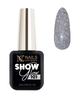 Oja semipermanenta reflectorizant Glow Show 101 Gelique Nails Company, 6 ml