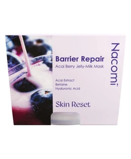Masca regeneratoare bifazica cu ceramide pentru ten uscat si sensibil Barrier Repair Acai Berry Nacomi, 80 ml