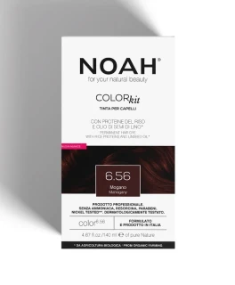 Vopsea naturala fara amoniac pentru par 6.56 Mahogany Noah, 140 ml