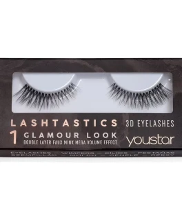 Gene false cu efect 3D Glamour Look 1 Lashtastics YouStar
