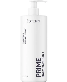 Sampon pentru barbati 3 in 1 pentru ingrijire zilnica Estern Men Prime jNOWA Professional, 1000 ml