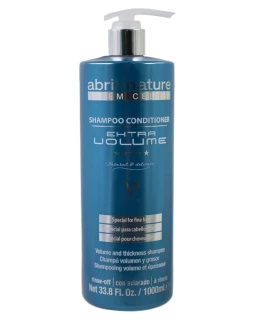 Sampon fortificare si mai mult volum pentru par fin si subtire Extra Volume Abril et Nature, 1000 ml