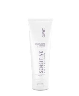 Crema hranitoare cu ulei de jojoba pentru maini si unghii Sensitive Glynt, 125 ml