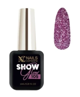 Oja semipermanenta reflectorizant Glow Show 105 Gelique Nails Company, 6 ml