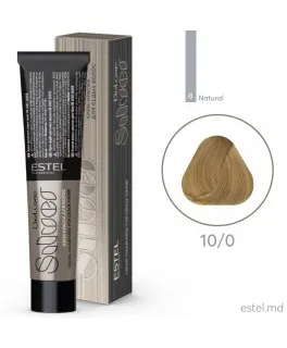 Vopsea-cremă permanentă pentru păr alb DE LUXE SILVER, 10/0 Blond deschis, 60 ml