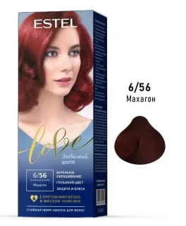 Перманентная крем-краска для волос ESTEL Love, 6/56 - Махагон, 100 мл