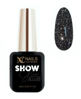 Oja semipermanenta reflectorizant Glow Show 117 Gelique Nails Company, 6 ml