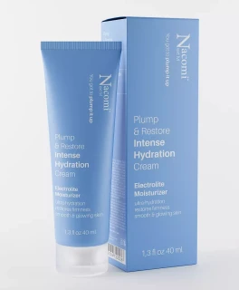 Crema hidratanta cu electroliți pentru ten uscat Plump&Restore Nacomi, 40 ml