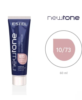 Mască nuanţatoare pentru par Estel NewTone, 10/73 Blond dechis maroniu-auriu, 60 ml