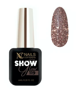 Oja semipermanenta reflectorizant Glow Show 119 Gelique Nails Company, 6 ml