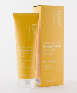 Crema antioxidanta pentru fata cu protectie mitocondriala SPF30 Energy Boost Nacomi, 40 ml