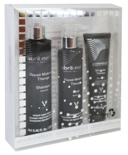 Set pentru regenerarea intensa a parului grav deteriorat si uscat Molecular Therapy Abril et Nature (Sampon 250 ml, Masca 200 ml, Ser 100 ml)