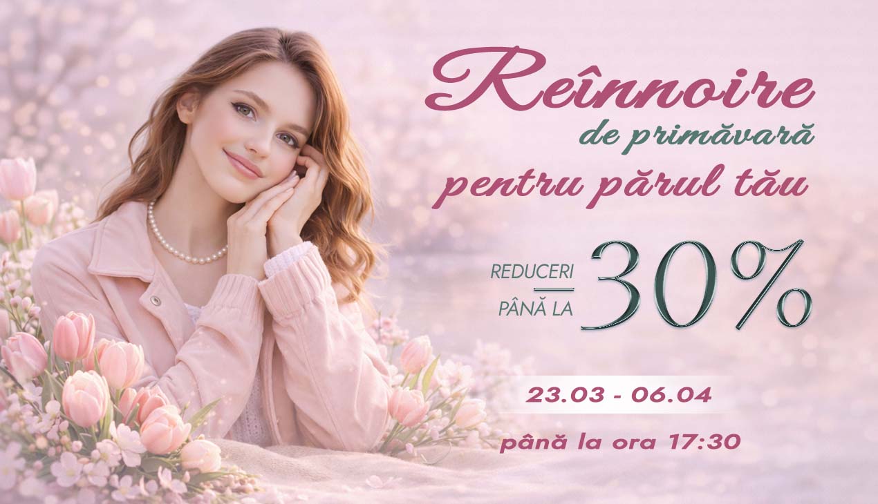 Oferta lunii - reduceri la produse profesionale pentru ingrijire par!